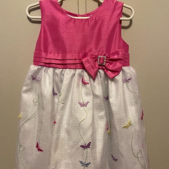 Girls New Horizons Butterfly Dress - Picture 1 of 3